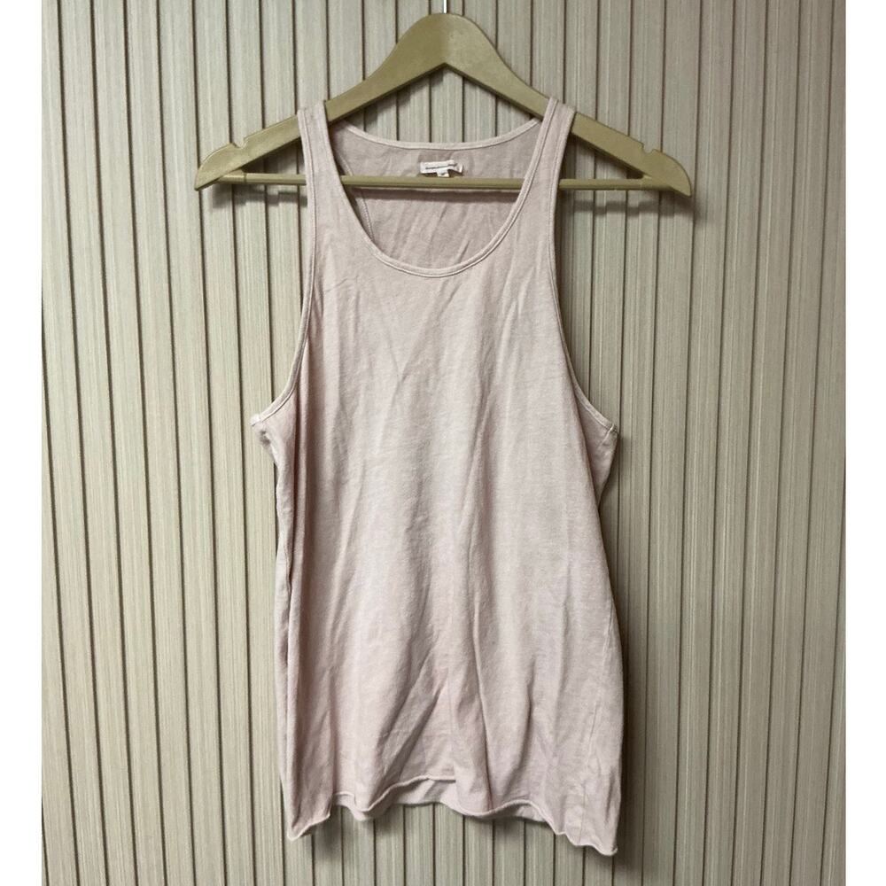 Unsubscribed Cotton Tank Top in Light Pink Size M